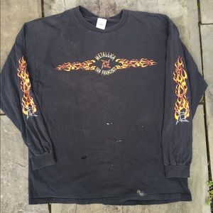 Vintage distressed Metallica Classic Rock tee